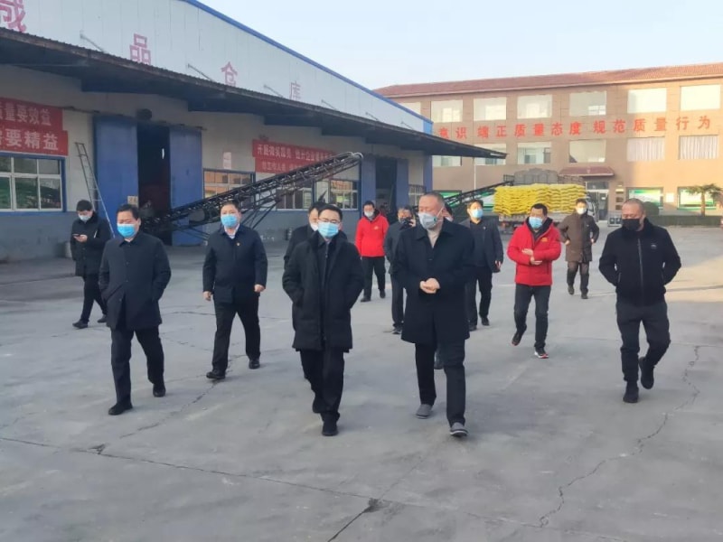 縣長申琳調(diào)研旭瑞集團(tuán)疫情防控、復(fù)工復(fù)產(chǎn)情況！